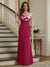 Trumpet/Mermaid Long Sleeves Scoop Floor-Length Mother of the Bride Dresses with Ruched & Embroidery