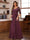 A-Line/Princess V-Neck Half Sleeves Mother of the Bride Dresses with Appliques & Ruffles