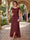 Sheath/Column Scoop Short Sleeves Plus Size Mother of the Bride Dresses with Lace & 3D Floral
