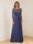 A-Line/Princess Illusion Scoop Appliques Ruched Mother of the Bride Dresses