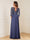 A-Line/Princess Illusion Scoop Appliques Ruched Mother of the Bride Dresses