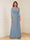 A-Line/Princess Illusion Scoop Appliques Ruched Mother of the Bride Dresses