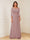 A-Line/Princess Illusion Scoop Appliques Ruched Mother of the Bride Dresses