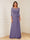 A-Line/Princess Illusion Scoop Appliques Ruched Mother of the Bride Dresses