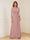 A-Line/Princess Illusion Scoop Appliques Ruched Mother of the Bride Dresses