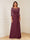 A-Line/Princess Illusion Scoop Appliques Ruched Mother of the Bride Dresses