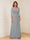 A-Line/Princess Illusion Scoop Appliques Ruched Mother of the Bride Dresses
