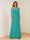 A-Line/Princess Illusion Scoop Appliques Ruched Mother of the Bride Dresses