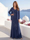 Sheath/Column V-Neck Floor-Length Mother of the Bride Dresses With Jacket & Sequins