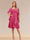 A-Line/Princess Half Sleeves Formal Evening Dresses With Ruffles & Jacket