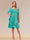 A-Line/Princess Half Sleeves Formal Evening Dresses With Ruffles & Jacket