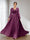 A-Line/Princess V-Neck Long Sleeves Chiffon Long Bridesmaid Dresses With Pockets