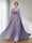 A-Line/Princess V-Neck Long Sleeves Chiffon Long Bridesmaid Dresses With Pockets