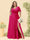 A-Line/Princess V-Neck Sleeveless Chiffon Plus Size Bridesmaid Dresses with Pockets