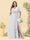 A-Line/Princess V-Neck Sleeveless Chiffon Plus Size Bridesmaid Dresses with Pockets