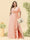 A-Line/Princess V-Neck Sleeveless Chiffon Plus Size Bridesmaid Dresses with Pockets