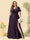 A-Line/Princess V-Neck Sleeveless Chiffon Plus Size Bridesmaid Dresses with Pockets