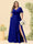 A-Line/Princess V-Neck Sleeveless Chiffon Plus Size Bridesmaid Dresses with Pockets