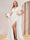 A-Line/Princess V-Neck Long Plus Size Bridesmaid Dresses with Split Side