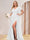 A-Line/Princess V-Neck Long Plus Size Bridesmaid Dresses with Split Side