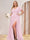 A-Line/Princess V-Neck Long Plus Size Bridesmaid Dresses with Split Side