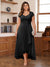 A-Line/Princess Sweetheart Short Sleeves Asymmetrical Plus Size Mother of the Bride Dresses with Appliques & Ruffles