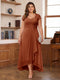 A-Line/Princess Sweetheart Short Sleeves Asymmetrical Plus Size Mother of the Bride Dresses with Appliques & Ruffles