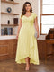A-Line/Princess Sweetheart Short Sleeves Asymmetrical Plus Size Mother of the Bride Dresses with Appliques & Ruffles