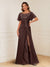 A-Line/Princess Illusion Scoop Appliques Ruched Mother of the Bride Dresses with Split Side