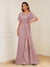 A-Line/Princess Illusion Scoop Appliques Ruched Mother of the Bride Dresses with Split Side