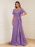 A-Line/Princess Illusion Scoop Appliques Ruched Mother of the Bride Dresses with Split Side