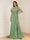 A-Line/Princess Illusion Scoop Appliques Ruched Mother of the Bride Dresses with Split Side