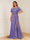 A-Line/Princess Illusion Scoop Appliques Ruched Mother of the Bride Dresses with Split Side