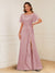 A-Line/Princess Illusion Scoop Appliques Ruched Mother of the Bride Dresses with Split Side