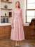 A-Line/Princess V-Neck Half Sleeves Ankle-Length Mother of the Bride Dresses with Appliques