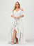 A-Line/Princess Spaghetti Straps Half Sleeves V-Neck Plus Size Bridesmaid Dresses With Ruffles