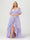 A-Line/Princess Spaghetti Straps Half Sleeves V-Neck Plus Size Bridesmaid Dresses With Ruffles