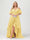 A-Line/Princess Spaghetti Straps Half Sleeves V-Neck Plus Size Bridesmaid Dresses With Ruffles