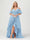 A-Line/Princess Spaghetti Straps Half Sleeves V-Neck Plus Size Bridesmaid Dresses With Ruffles