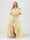 A-Line/Princess Spaghetti Straps Half Sleeves V-Neck Plus Size Bridesmaid Dresses With Ruffles