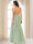 A-Line/Princess Halter Long Bridesmaid Dresses with Split Side