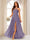 A-Line/Princess Halter Long Bridesmaid Dresses with Split Side
