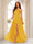 A-Line/Princess Halter Long Bridesmaid Dresses with Split Side
