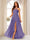 A-Line/Princess Halter Long Bridesmaid Dresses with Split Side