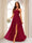 A-Line/Princess Halter Long Bridesmaid Dresses with Split Side