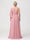 A-Line/Princess Floor-Length One-Shoulder Plus Size Bridesmaid Dresses With Split Side