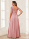 A-Line/Princess Scoop Short Sleeves Chiffon Mother of the Bride Dresses with Applique