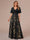A-Line/Princess V-Neck Half Sleeves Mother of the Bride Dresses with Appliques & Pleats