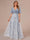 A-Line/Princess V-Neck Half Sleeves Mother of the Bride Dresses with Appliques & Pleats