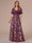 A-Line/Princess V-Neck Half Sleeves Mother of the Bride Dresses with Appliques & Pleats